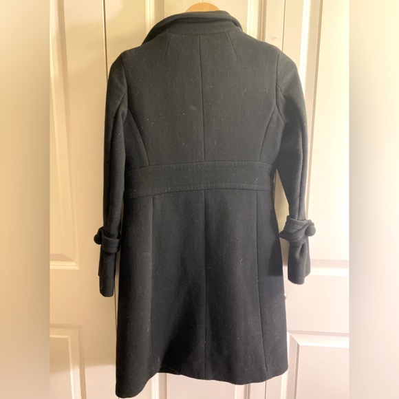 Black Winter Trench Coat - Picture 2 of 2